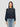 MAX MARA MM-Coordinato Maglia a V e Top Smanicato in Maglia Blu-TRYME Shop