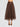 P.A.R.O.S.H.-Gonna in Tulle Ricamato Marrone-TRYME Shop