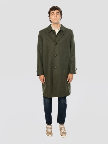 SCHNEIDERS-Cappotto Loden Hubertus Verde-TRYME Shop