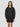 P.A.R.O.S.H.-Abito con Maniche a Palloncino in Fresco Lana Nero-TRYME Shop