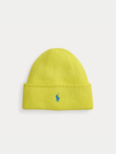 RALPH LAUREN-Cappello in Lana Merino Extrafine Giallo-TRYME Shop