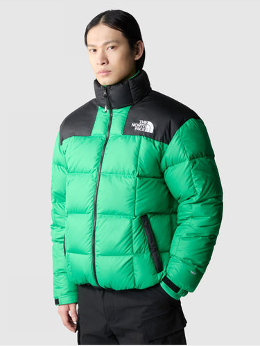 THE NORTH FACE-Giaccone Corto Trapuntato in Piuma Lhotse Smeraldo-TRYME Shop
