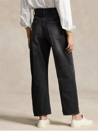Jeans van Egyptisch katoen Cropped Grijs