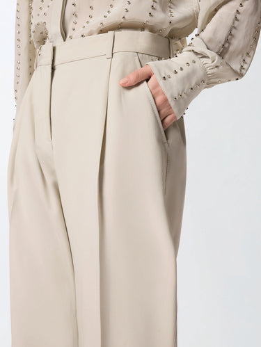 Hose mit geradem Bein in Grau