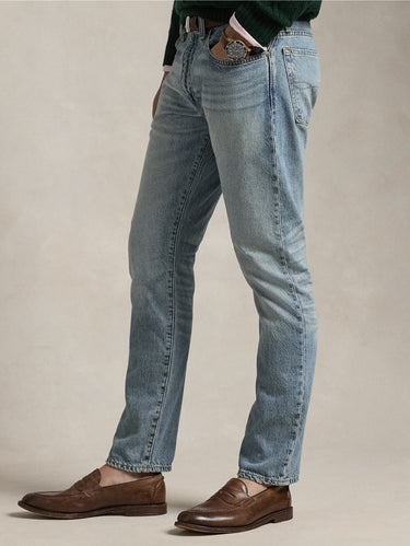 Parkside-Jeans mit Used-Look in Blau