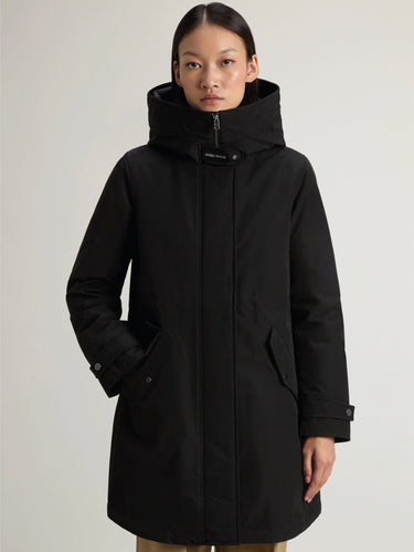WOOLRICH-Parka Ramar Tre in Uno con Imbottitura Nero-TRYME Shop