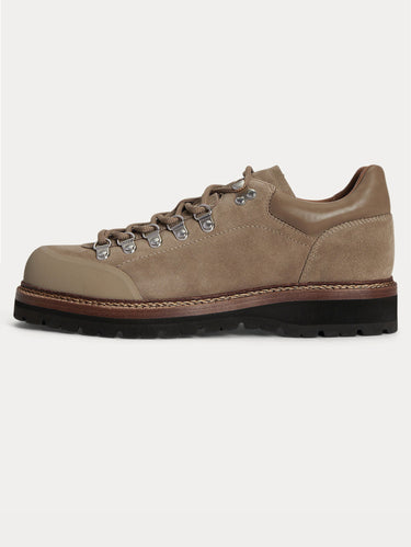 RALPH LAUREN-Scarpe Basse Alpine in Pelle Scamosciata Marrone-TRYME Shop