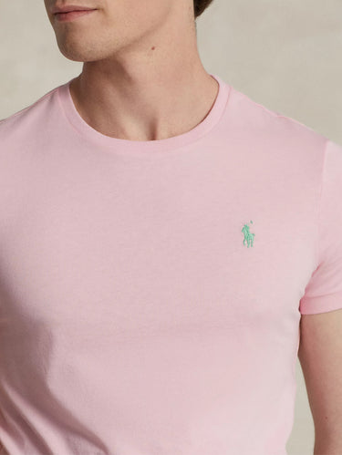 T-shirt Col Rond Custom Slim Fit Rose