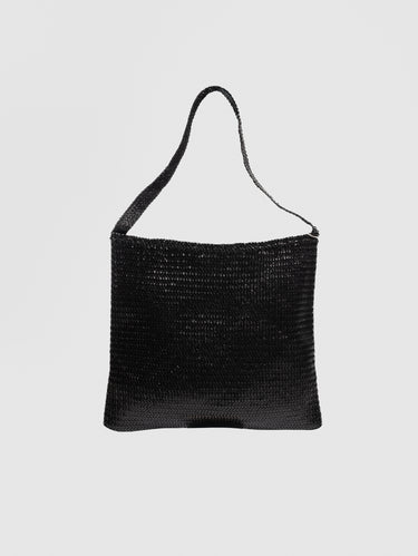 DRAGON DIFFUSION-Borsa a Spalla Ampia Ars Tote Diagonal Nero-TRYME Shop
