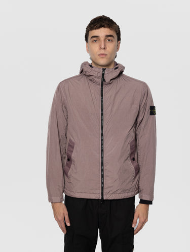 STONE ISLAND-Giacca in Reps di Nylon Riciclato Viola-TRYME Shop