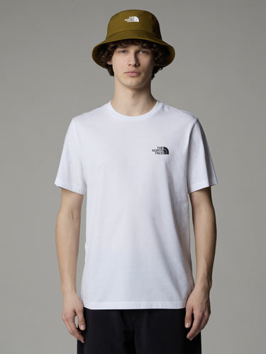 THE NORTH FACE-T-shirt Regular Fit con Logo Bianco-TRYME Shop