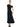 NORMA KAMALI-Abito Midi con Cappuccio Nero-TRYME Shop