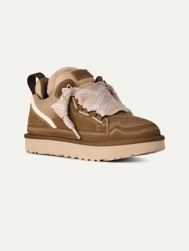 Damen-Sneaker aus Veloursleder Lowmel in Bronze
