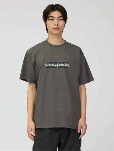 SNOW PEAK-T-shirt con Stampa Reflective Carbone-TRYME Shop