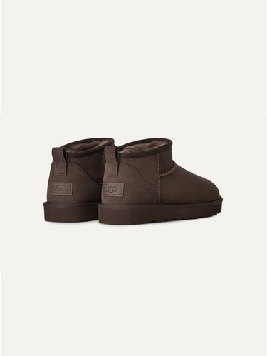 Ultra Mini Classic Stiefeletten aus Lammfell, Kakao