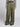 MAX MARA MM-Pantaloni Gamba Larga In Cotone Strenna Verde-TRYME Shop
