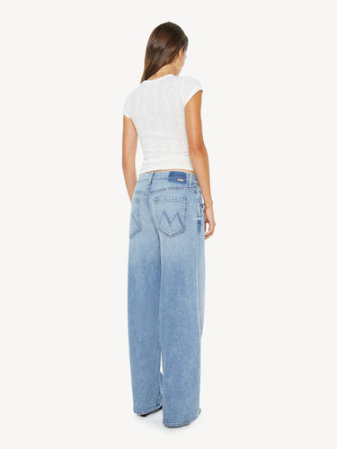 Mid-Rise Jeans with Tapered Leg Blue