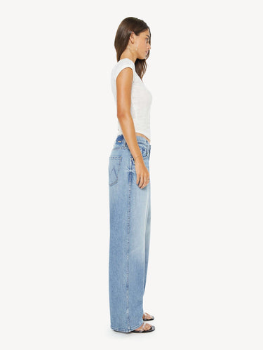 Mid-Rise Jeans with Tapered Leg Blue