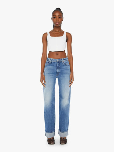 Jeans Vita Bassa Blu Medio