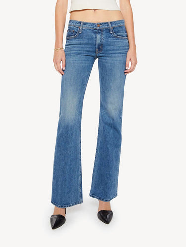 MOTHER-Jeans Bootcut Vita Bassa Blu medio-TRYME Shop