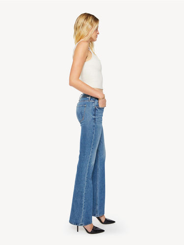 Medium Blue Low-Rise Bootcut Jeans