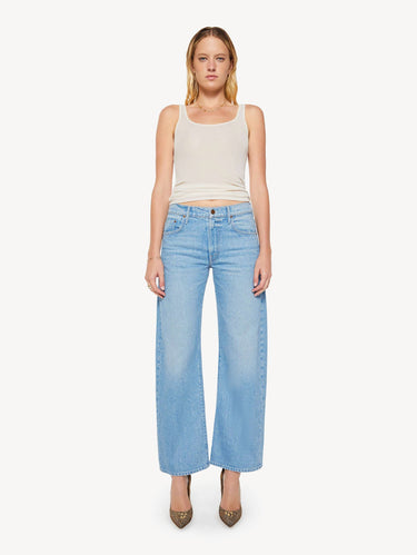 Blue Relaxed-Fit Barrel Jeans
