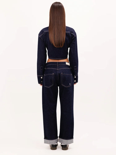 Blue Cropped Tiny Jeans