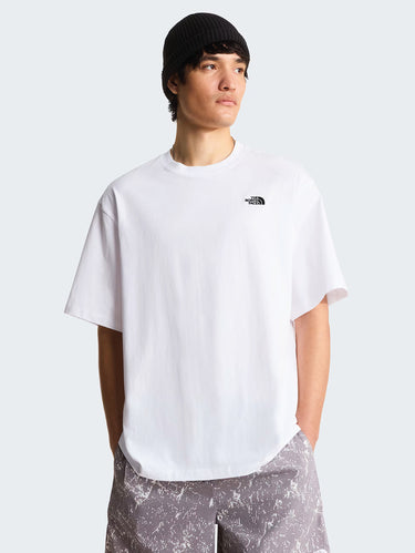 THE NORTH FACE-T-shirt Girocollo in Cotone Bianco-TRYME Shop