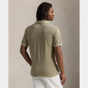 Polo, capo-gefärbt, Custom Slim Fit Oliv