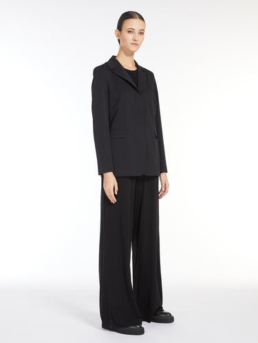 Stretch-Jersey Hose Veles Schwarz