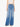 MOTHER-Jeans Gamba a Palazzo e Vita Alta Blu Medio-TRYME Shop