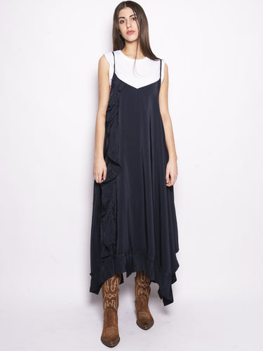 P.A.R.O.S.H.-Abito Potere Bianco / Blu-TRYME Shop