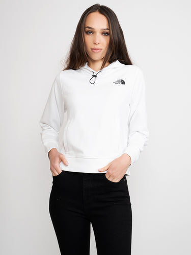 THE NORTH FACE-Felpa con Logo Posteriore Bianco-TRYME Shop