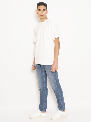 Jeans Cooper Tapered Relaxed Cropped Blau