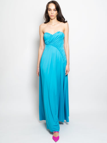 ANIYE BY-Abito Lungo Arricciato Amy Oceano-TRYME Shop