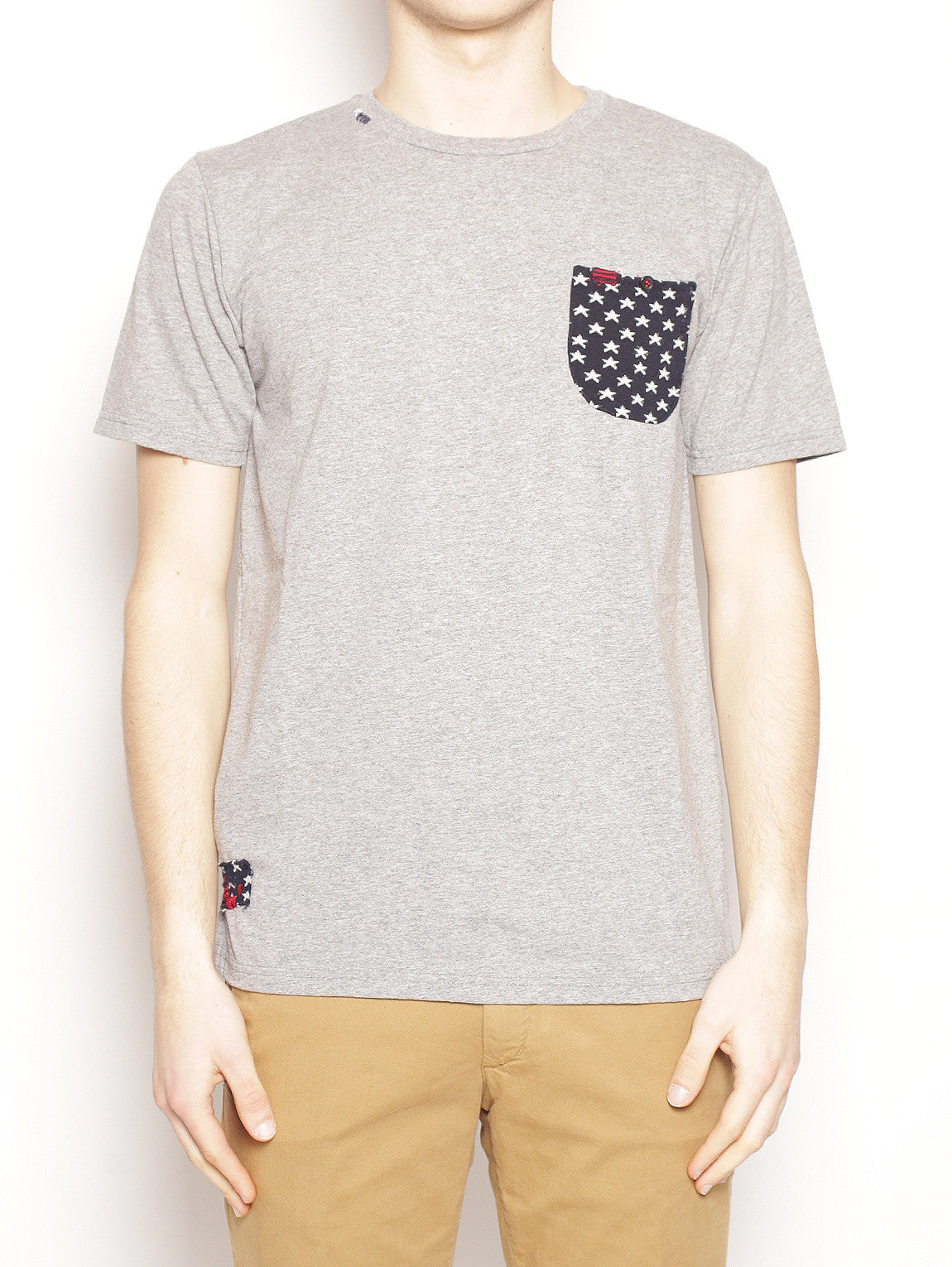 IN THE BOX-T-shir Classic Pocket Grey Melange-TRYME Shop