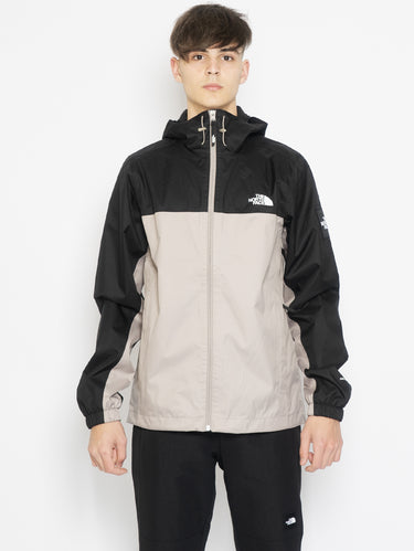 THE NORTH FACE-Giacca con Cappuccio Mountain Q Mineral Grey-TRYME Shop