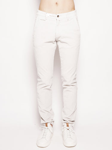 BRIGLIA 1949-Pantalone in Velluto a Coste Crema-TRYME Shop