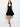 PINKO-Abito Corto con Top in Maglia Nero-TRYME Shop