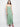 FEDERICA TOSI-Abito Lungo con Scollo a Cuore Verde Acqua-TRYME Shop