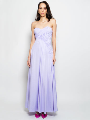 ANIYE BY-Abito Lungo con Corpetto Arricciato Lavanda-TRYME Shop