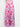 PINKO-Pantaloni in Satin con Stampa Fiori Multicolor-TRYME Shop