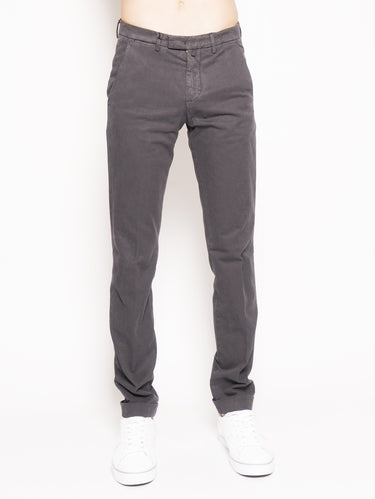 BRIGLIA 1949-Pantalone Chino Grigio-TRYME Shop
