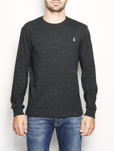 RALPH LAUREN-Maglia in Jersey Nero-TRYME Shop