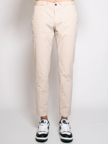 BRIGLIA 1949-Pantaloni con Coulisse Beige Chiaro-TRYME Shop