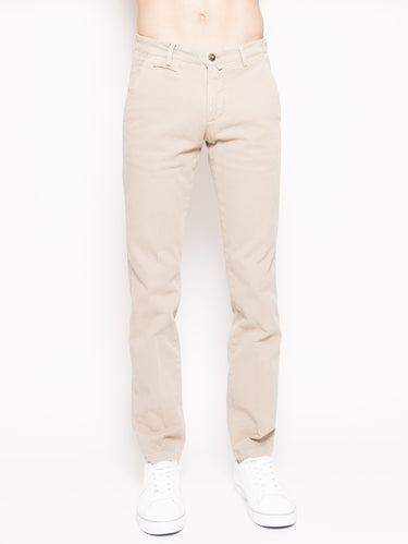 BRIGLIA 1949-Pantalone in Cotone a Coste Beige-TRYME Shop