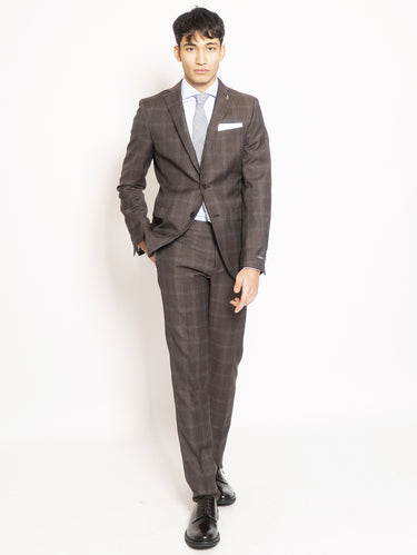 PAOLONI-Completo Finestrato Marrone-TRYME Shop