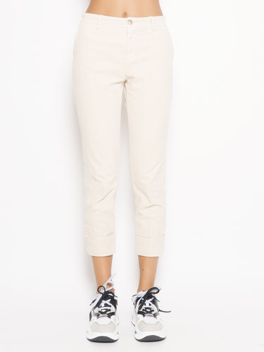 CLOSED-Pantalone in Velluto a Coste Beige-TRYME Shop