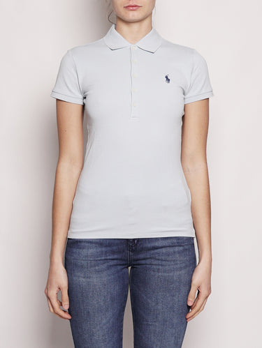 RALPH LAUREN-Polo stretch Slim-Fit Celeste-TRYME Shop