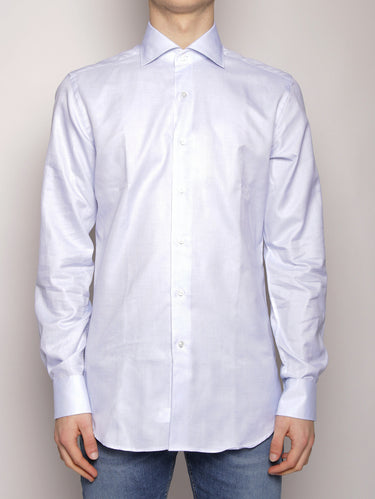 XACUS-Camicia Oxford Black Label Celeste-TRYME Shop
